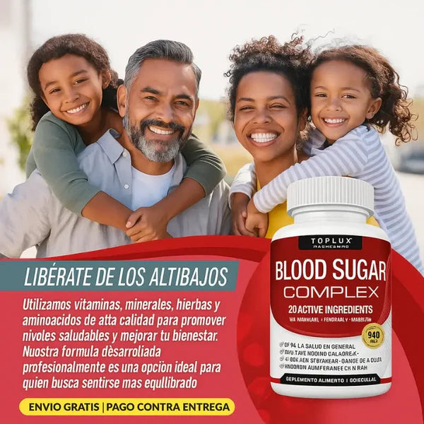 Blood Sugar Complex™ – Fórmula Avanzada para Estabilizar la Glucosa