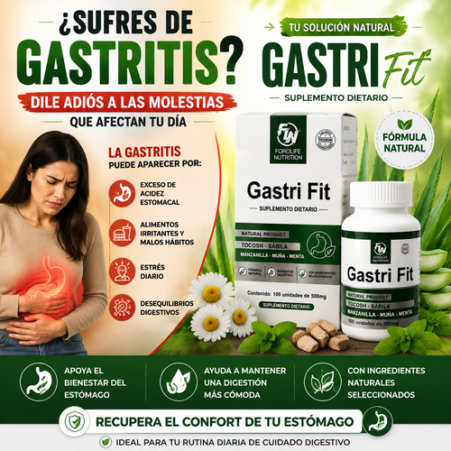 ¿Sufres de gastritis, ardor o pesadez después de comer?