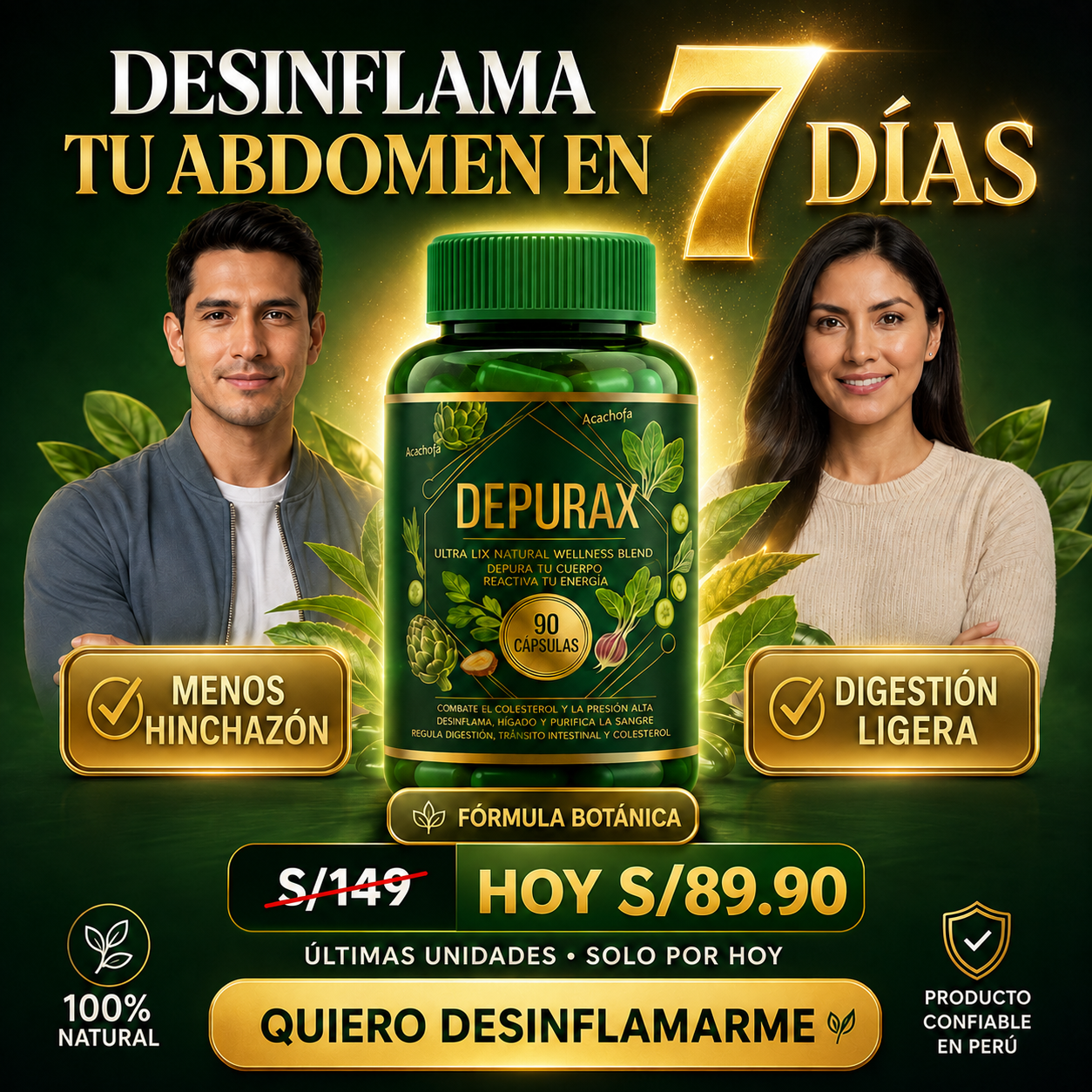 DEPURAX - DESINFLAMA TU ABDOMEN EN 7 DÍAS