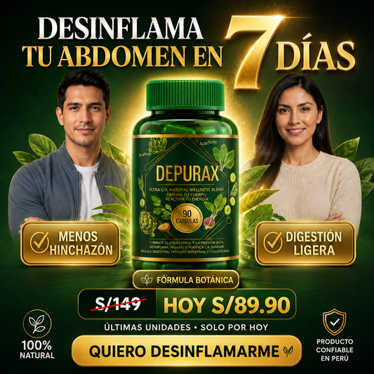 DEPURAX - DESINFLAMA TU ABDOMEN EN 7 DÍAS