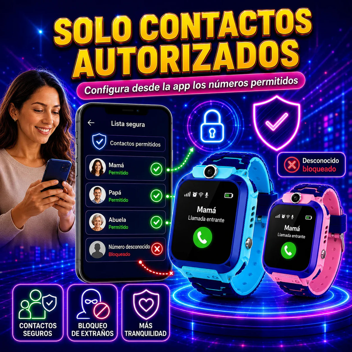 Reloj Inteligente Q12 para Niños