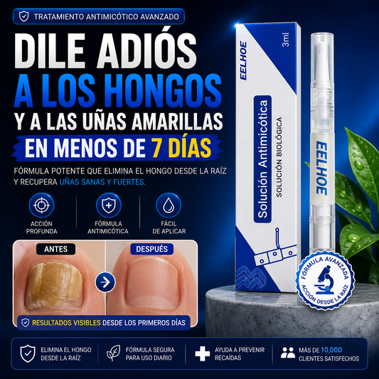Dile adiós a los hongos y a las uñas amarillas en menos de 7 días