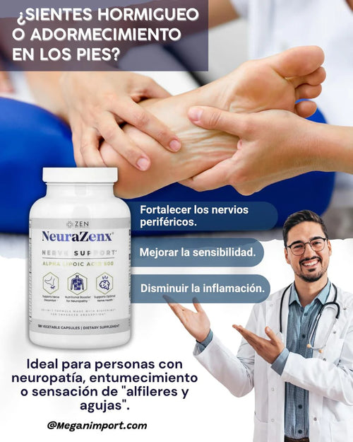 NEURAZENX - El alivio natural para el hormigueo y dolor de nervios