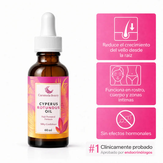 ACEITE NATURAL CYPERUS ROTUNDUS™ | Ayuda a Retrasar el Crecimiento del Vello