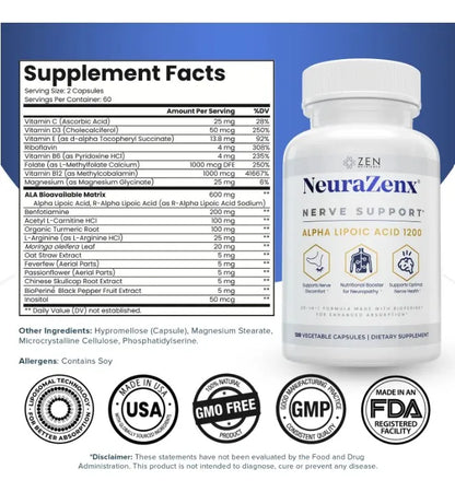 NEURAZENX - El alivio natural para el hormigueo y dolor de nervios