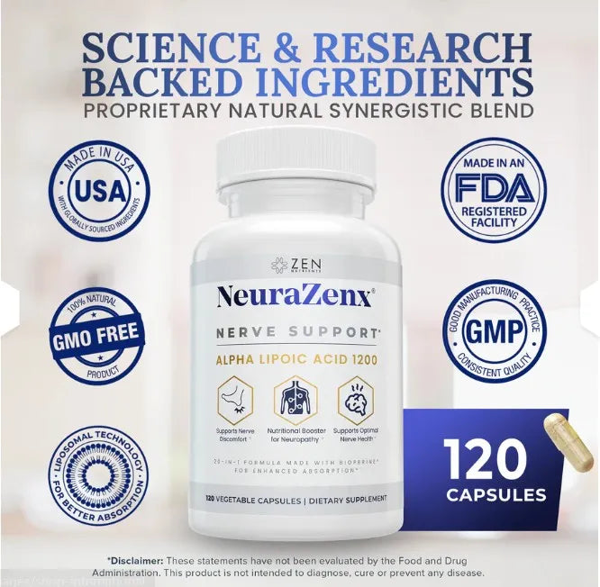 NEURAZENX - El alivio natural para el hormigueo y dolor de nervios