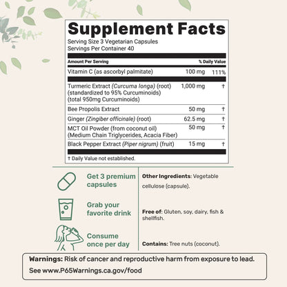 Aceite de Semilla de turmeric Curcumin 1000 mg