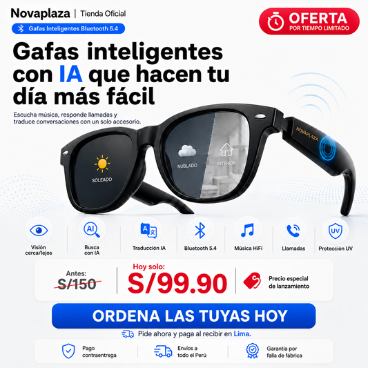 Gafas inteligentes con IA que hacen tu día más fácil
