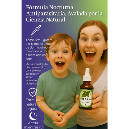 Aceite Vegetal de Semillas de Orégano | Soporte intestinal para niños