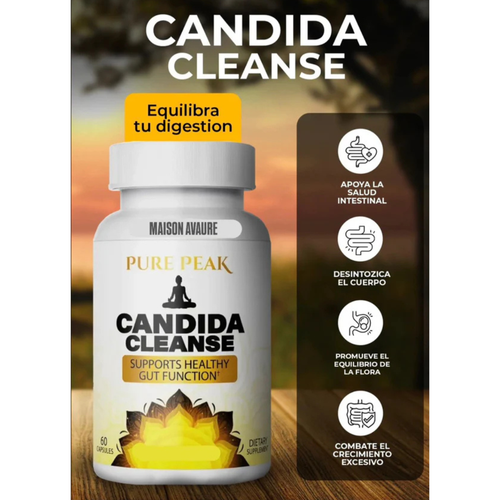 Candida Cleanse – Controla la Cándida en 7 Días con Solo 2 Cápsulas al Día