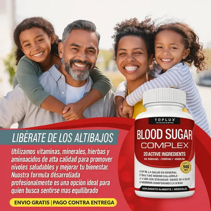 Blood Sugar Complex™ – Fórmula Avanzada para Estabilizar la Glucosa