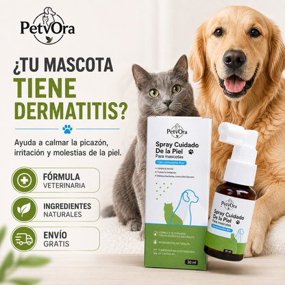 PetVora: apoyo diario para dermatitis y piel irritada
