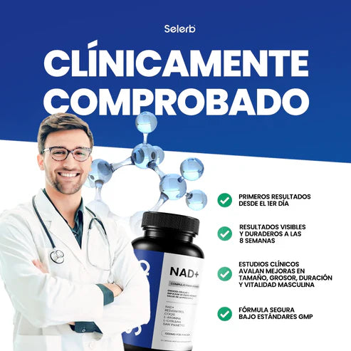 NAD+ liposomal para hombres