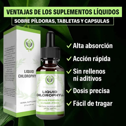 Clorofila Líquida Original 100% Natural